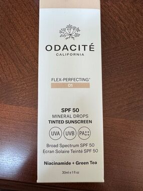 Odacite Flex-Perfecting SPF 50 Mineral Tinted Sunscreen - 01 fair